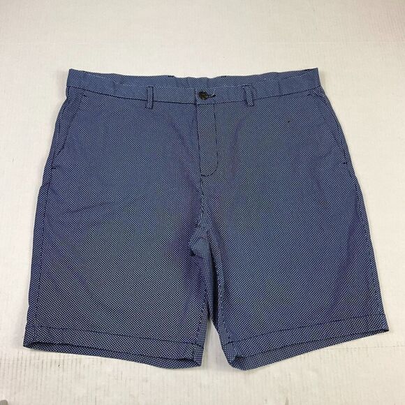 Michael Kors Mens Chino Shorts Zip Fly Flat Front Side Pockets Stretch Size 38 - Picture 1 of 12